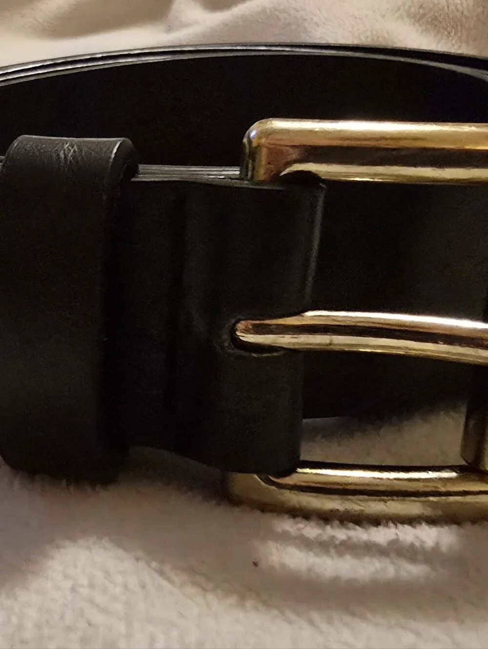 Michael Kors Belt Size XL Black PVC Faux Leather Great Condition